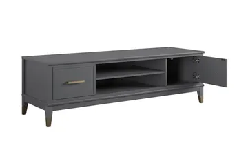 Westerleigh TV-bänk 152x50 cm Grafitgrå - Möbler - Tv möbel & mediamöbel - TV bänk & mediabänk