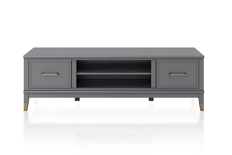 Westerleigh TV-bänk 152x50 cm Grafitgrå - Möbler - Tv möbel & mediamöbel - TV bänk & mediabänk