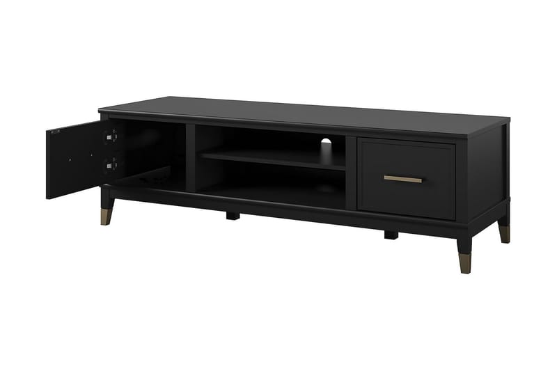 Westerleigh TV-bänk 152x50 cm Svart - Möbler - Tv möbel & mediamöbel - TV bänk & mediabänk