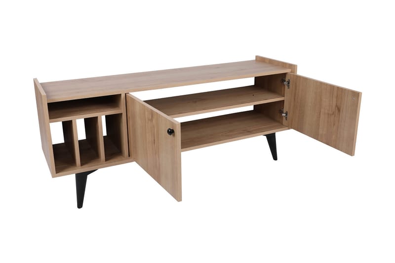 Winskill Tv-bänk 150 cm - Natur/Svart - Möbler - Tv möbel & mediamöbel - TV bänk & mediabänk