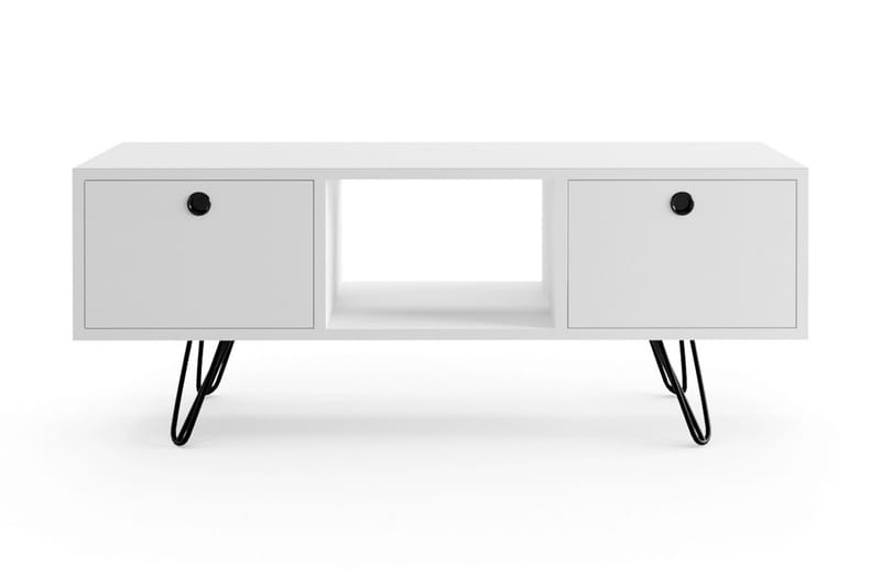 Yaren Tv-bänk 120 cm - Vit - Möbler - Tv möbel & mediamöbel - TV bänk & mediabänk