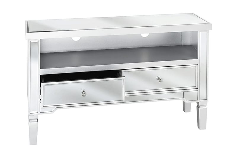Zaddie TV-Bänk 100 cm - Silver - Möbler - Tv möbel & mediamöbel - TV bänk & mediabänk