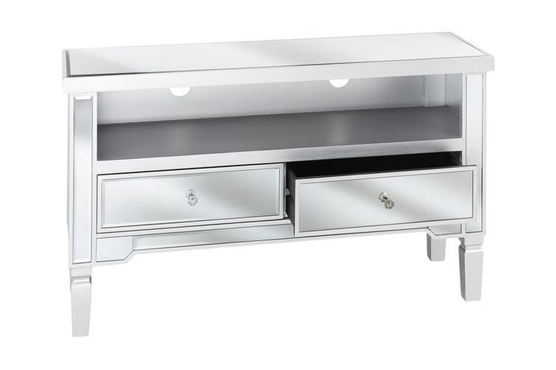 Zaddie TV-Bänk 100 cm - Silver - Möbler - Tv möbel & mediamöbel - TV bänk & mediabänk