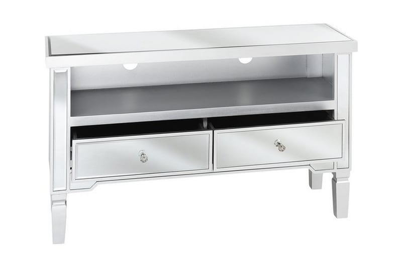 Zaddie TV-Bänk 100 cm - Silver - Möbler - Tv möbel & mediamöbel - TV bänk & mediabänk