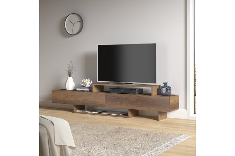 Zenn Tv-bänk 180 cm - Brun - TV bänk & mediabänk