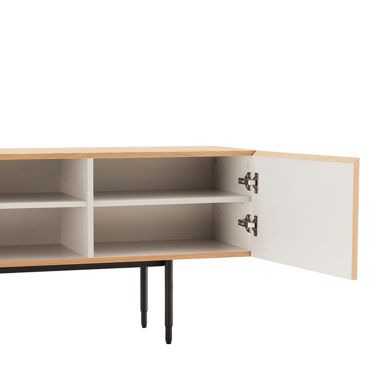 TV-bänk Nate 180x40x58 cm - ek - Möbler - Tv möbel & mediamöbel - TV bänk & mediabänk