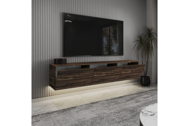 TV-bänk Neon Kastanj - Kastanj - Möbler - Tv möbel & mediamöbel - TV bänk & mediabänk