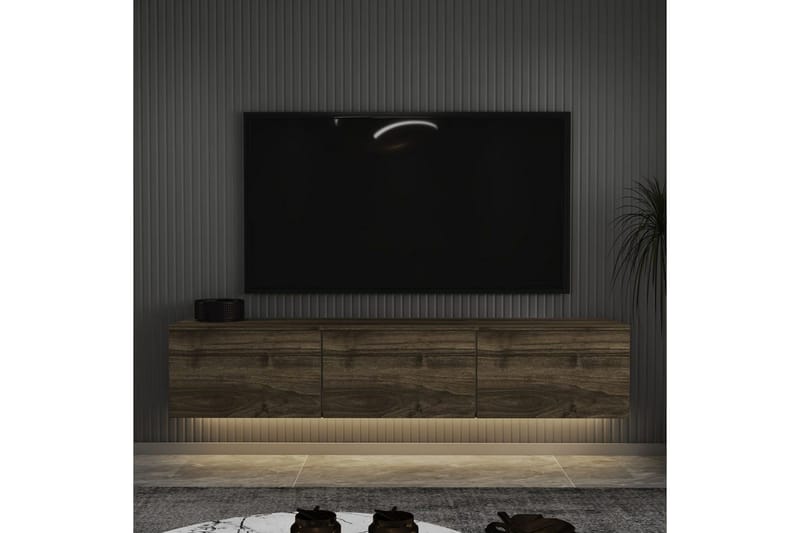 TV-bänk Neon Valnöt - Valnöt - Möbler - Tv möbel & mediamöbel - TV bänk & mediabänk