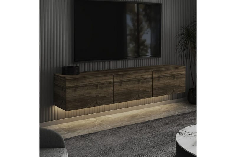 TV-bänk Neon Valnöt - Valnöt - Möbler - Tv möbel & mediamöbel - TV bänk & mediabänk