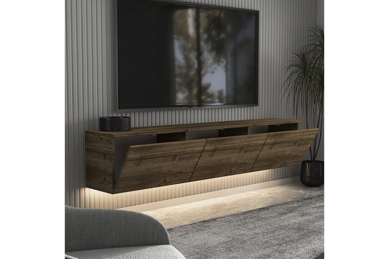 TV-bänk Neon Valnöt - Valnöt - Möbler - Tv möbel & mediamöbel - TV bänk & mediabänk