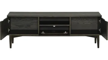 TV-bänk Nordal - Brunlackad ekfaner - Möbler - Tv möbel & mediamöbel - TV bänk & mediabänk