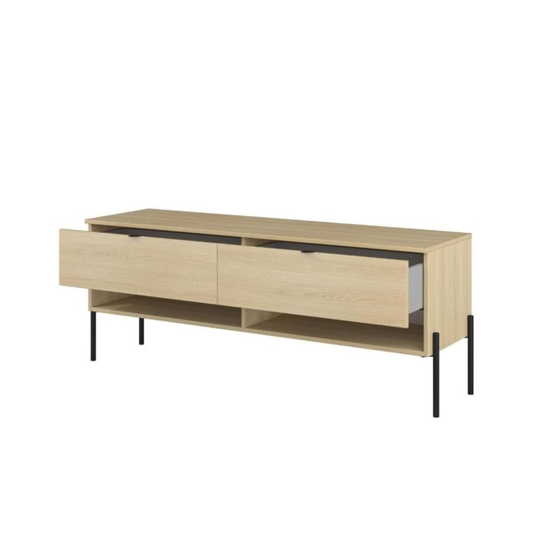 Tv-bänk Ore med 2 Lådor - Lindberg ek - Möbler - Tv möbel & mediamöbel - TV bänk & mediabänk