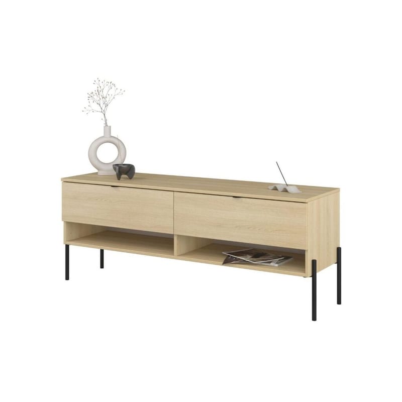 Tv-bänk Ore med 2 Lådor - Lindberg ek - Möbler - Tv möbel & mediamöbel - TV bänk & mediabänk