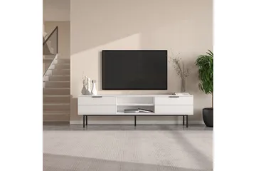 TV-bänk Ranjit Vit - Vit - Möbler - Tv möbel & mediamöbel - TV bänk & mediabänk