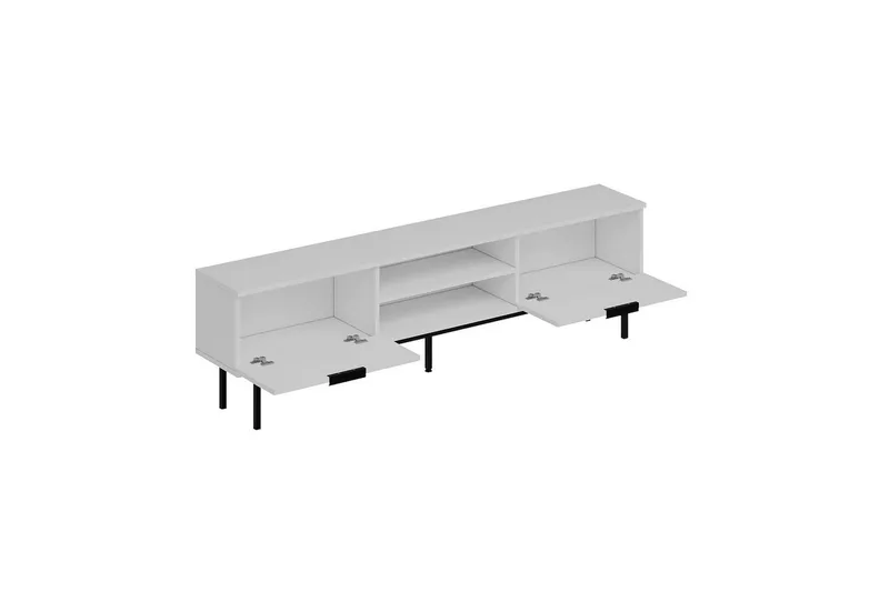 TV-bänk Ranjit Vit - Vit - Möbler - Tv möbel & mediamöbel - TV bänk & mediabänk