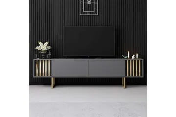 TV-bänk Rany Linje Antracit / Rany - Antracit / Rany - Möbler - Tv möbel & mediamöbel - TV bänk & mediabänk