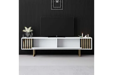 TV-bänk Rany Linje Vit / Rany - Vit / Rany - Möbler - Tv möbel & mediamöbel - TV bänk & mediabänk