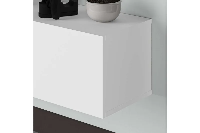 TV-bänk Rasab 180 Vit - Vit - Möbler - Tv möbel & mediamöbel - TV bänk & mediabänk