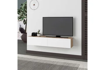 TV-bänk Rasab Sudamalek / Vit - Sudamalek / Vit - Möbler - Tv möbel & mediamöbel - TV bänk & mediabänk