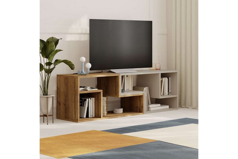 TV-bänk Ravena Hitit / Sandsten - Hitit / Sandsten - Möbler - Tv möbel & mediamöbel - TV bänk & mediabänk