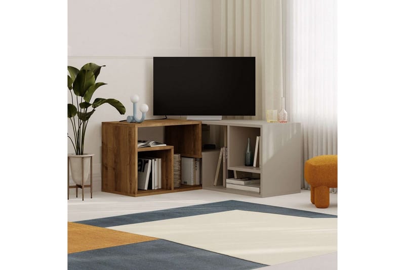 TV-bänk Ravena Hitit / Sandsten - Hitit / Sandsten - Möbler - Tv möbel & mediamöbel - TV bänk & mediabänk