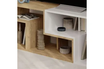 TV-bänk Ravena Sudamalek / Vit - Sudamalek / Vit - Möbler - Tv möbel & mediamöbel - TV bänk & mediabänk
