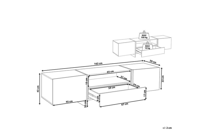 TV-bänk Russel - Möbler - Tv möbel & mediamöbel - TV bänk & mediabänk