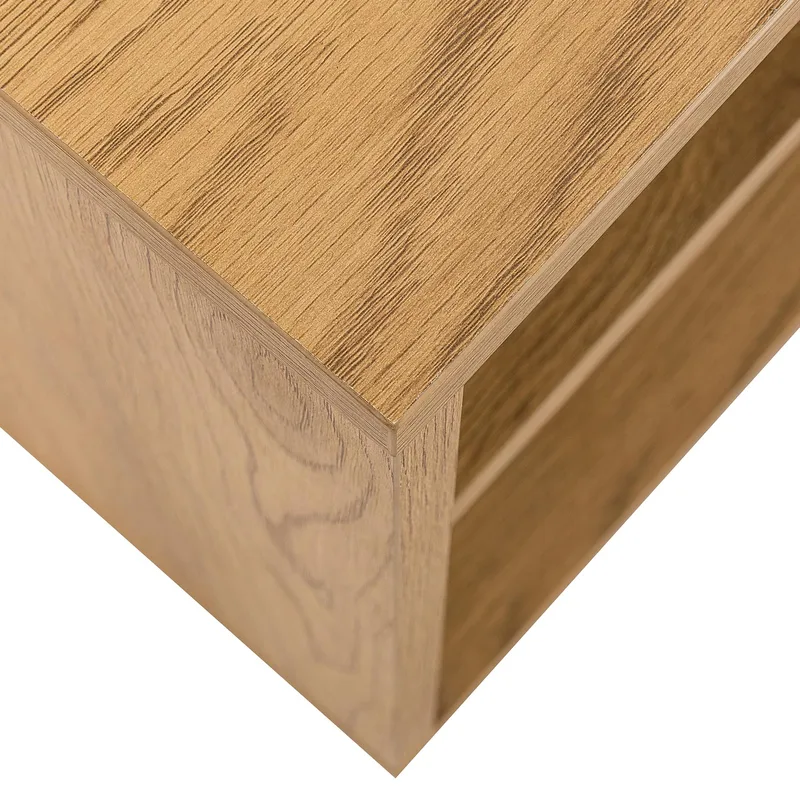 TV-bänk Sacha 180x40x43 cm - melamin med ekbark - Möbler - Tv möbel & mediamöbel - TV bänk & mediabänk