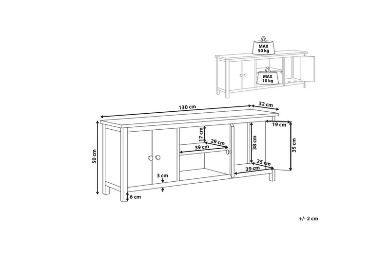TV-bänk Salton - Möbler - Tv möbel & mediamöbel - TV bänk & mediabänk