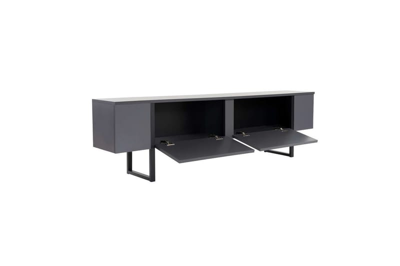 TV-bänk Serenity Antracit Svart - Antracit Svart - Möbler - Tv möbel & mediamöbel - TV bänk & mediabänk