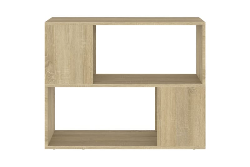 TV-bänk sonoma-ek 80x24x63 cm spånskiva - Brun - Möbler - Tv möbel & mediamöbel - TV bänk & mediabänk