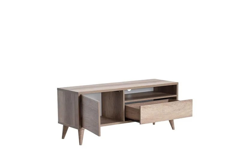 TV-bänk Sosan Ljus Valnöt - Ljus Valnöt - Möbler - Tv möbel & mediamöbel - TV bänk & mediabänk