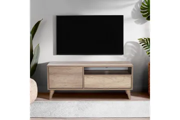 TV-bänk Sosan Ljus Valnöt - Ljus Valnöt - Möbler - Tv möbel & mediamöbel - TV bänk & mediabänk