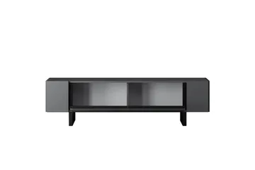 TV-bänk Sozi Antracit / Svart - Antracit / Svart - Möbler - Tv möbel & mediamöbel - TV bänk & mediabänk