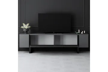 TV-bänk Sozi Antracit / Svart - Antracit / Svart - Möbler - Tv möbel & mediamöbel - TV bänk & mediabänk