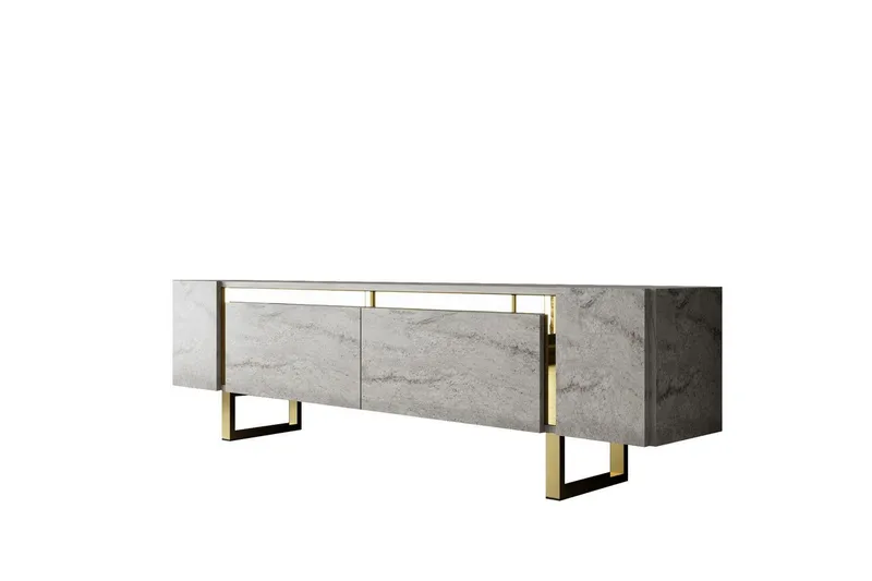 TV-bänk Sozi Travertin / Rany - Travertin / Rany - Möbler - Tv möbel & mediamöbel - TV bänk & mediabänk