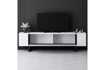 TV-bänk Sozi Vit / Svart - Vit / Svart - Möbler - Tv möbel & mediamöbel - TV bänk & mediabänk