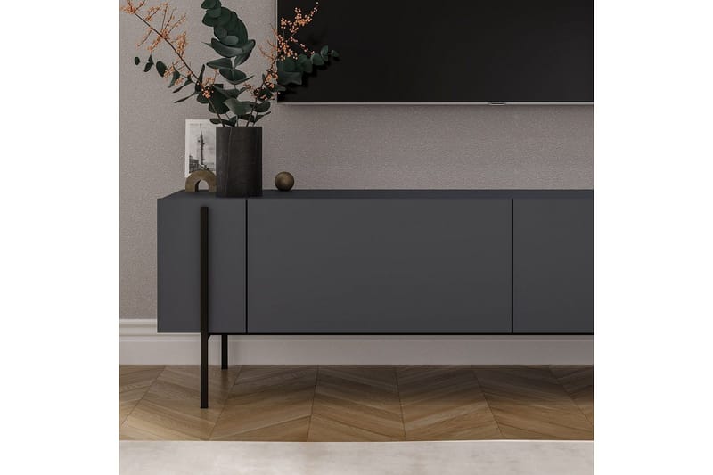 TV-bänk Stira Antracit - Antracit - Möbler - Tv möbel & mediamöbel - TV bänk & mediabänk