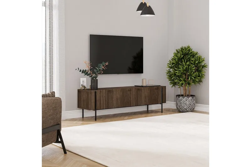 TV-bänk Stira Valnöt - Valnöt - Möbler - Tv möbel & mediamöbel - TV bänk & mediabänk