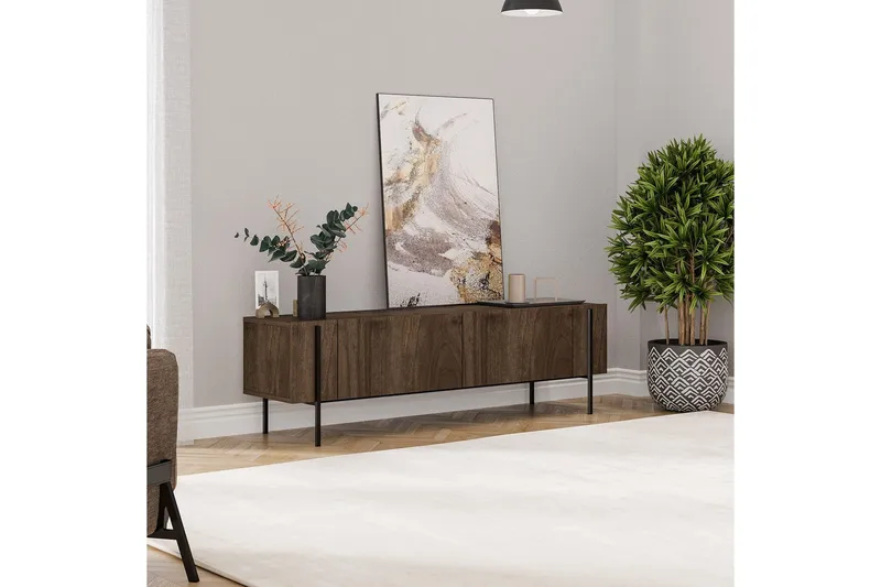 TV-bänk Stira Valnöt - Valnöt - Möbler - Tv möbel & mediamöbel - TV bänk & mediabänk