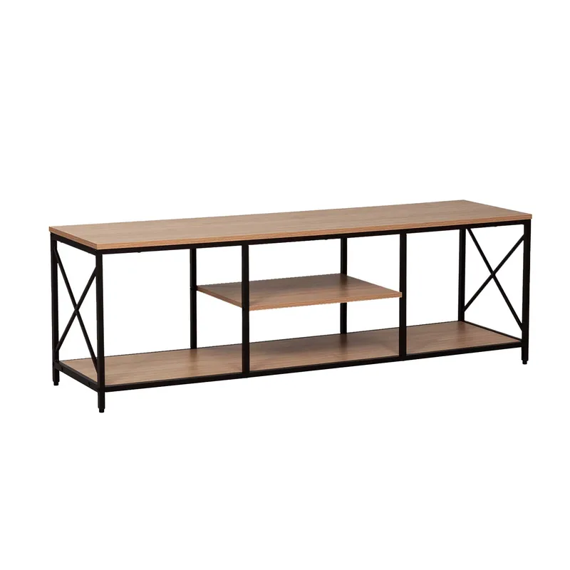 TV-bänk Study Ek/Svart 140x40x46,5 cm, ek/svart