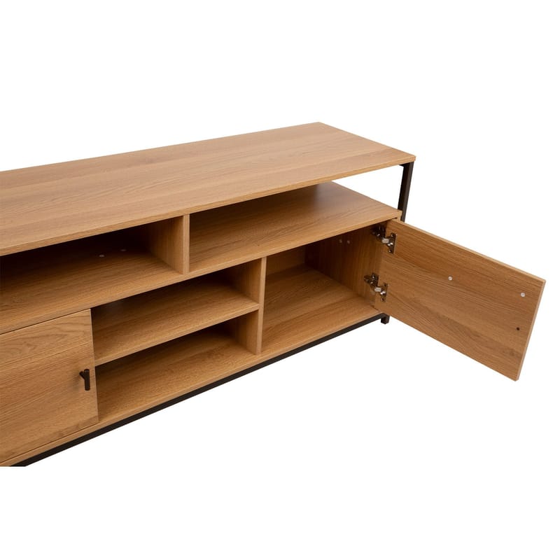 TV-bänk Study Ek/Svart 150x40x54 cm - ek/svart - Möbler - Tv möbel & mediamöbel - TV skåp