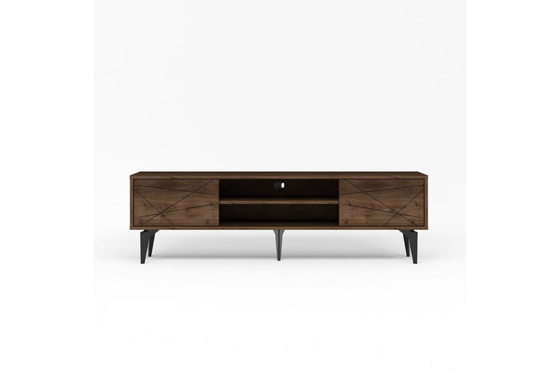 TV-bänk Sudama Valnöt - Valnöt - Möbler - Tv möbel & mediamöbel - TV bänk & mediabänk