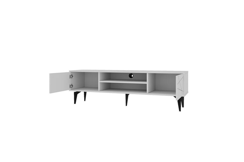 TV-bänk Sudama Vit - Vit - Möbler - Tv möbel & mediamöbel - TV bänk & mediabänk