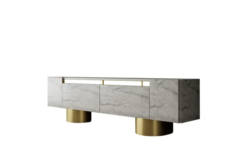 TV-bänk Travertin / Rany - Travertin / Rany - Möbler - Tv möbel & mediamöbel - TV bänk & mediabänk