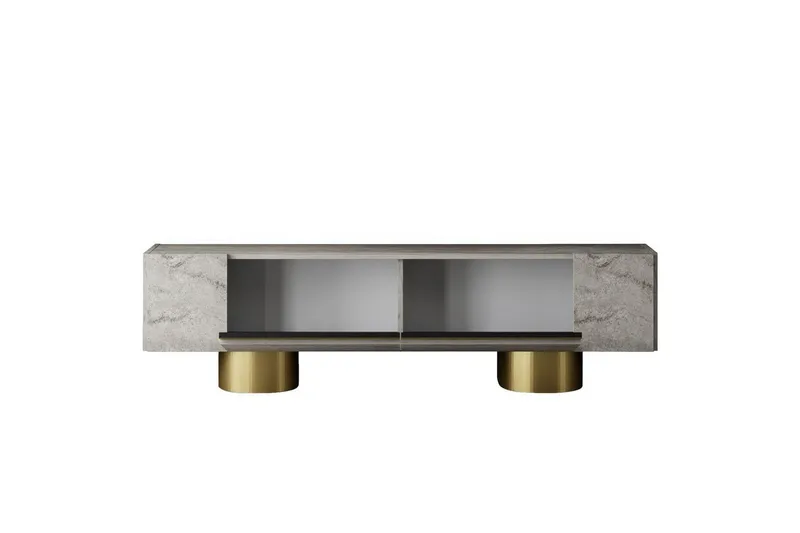 TV-bänk Travertin / Rany - Travertin / Rany - Möbler - Tv möbel & mediamöbel - TV bänk & mediabänk