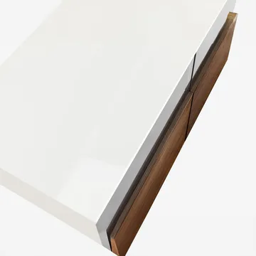 TV-bänk valnöt 100cm | 2 Lådor | Enchant - Möbler - Tv möbel & mediamöbel - TV bänk & mediabänk