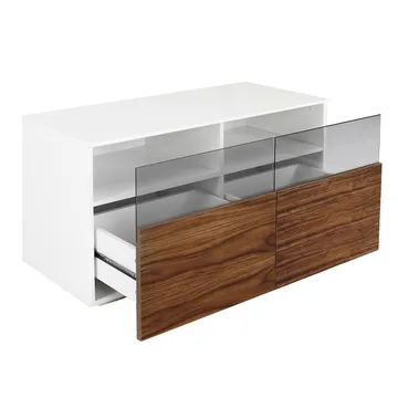 TV-bänk valnöt 100cm | 2 Lådor | Enchant - Möbler - Tv möbel & mediamöbel - TV bänk & mediabänk