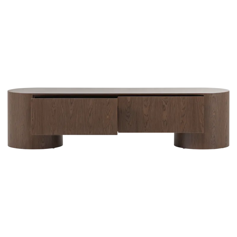 Tv-bänk Velari 200 cm - Brun - Möbler - Tv möbel & mediamöbel - TV skåp