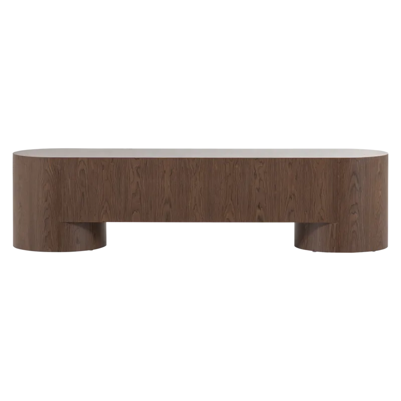 Tv-bänk Velari 200 cm - Brun - Möbler - Tv möbel & mediamöbel - TV skåp